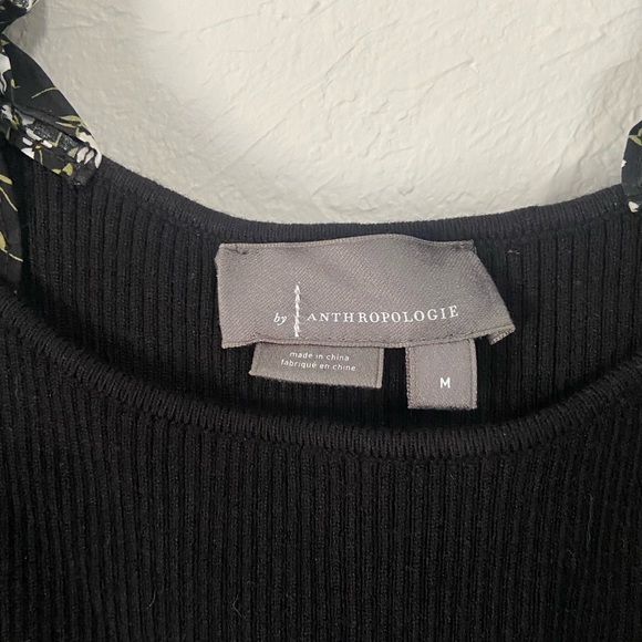 By Anthropologie Woven Ruffle-Sleeve Sweater - Picture 5 of 8